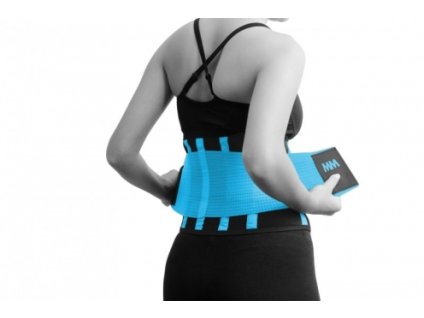 MFA-277 SLIMMING BELT - Black/Turquoise