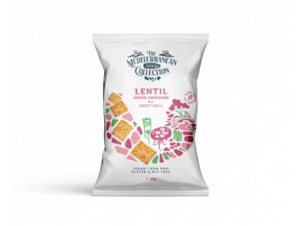 dh lentil snack crackers sweet chilli 100 g