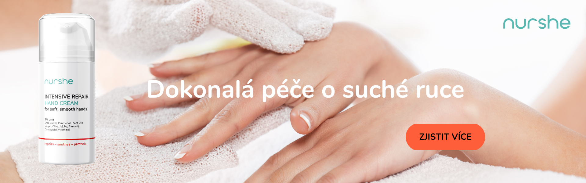 Nurshe - dokonalý krém pro suché ruce