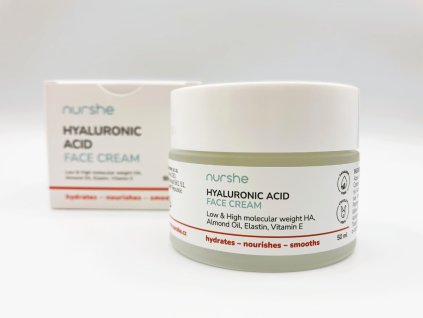 HYDRATAČNÍ A VÝŽIVNÝ KRÉM S HA, 50 ml, skleněný kelímek