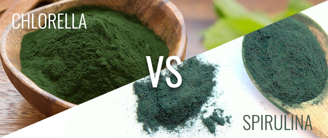 Chlorella vs. Spirulina