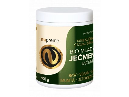 nupreme mlady jecmen 100g render bio raw usa