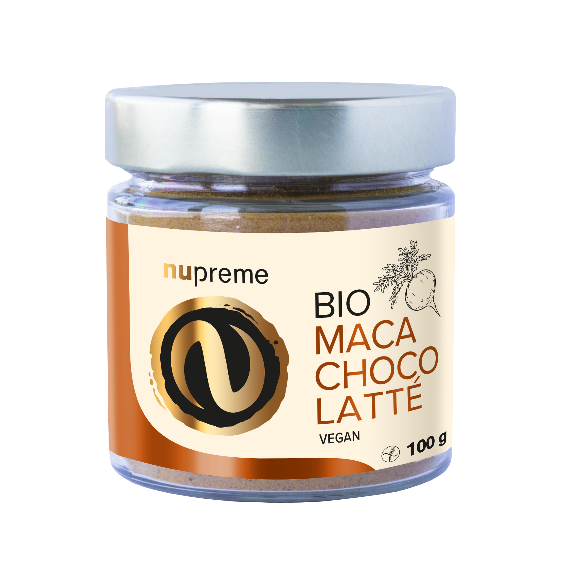 Levně Maca Choco Latté 100g BIO NUPREME