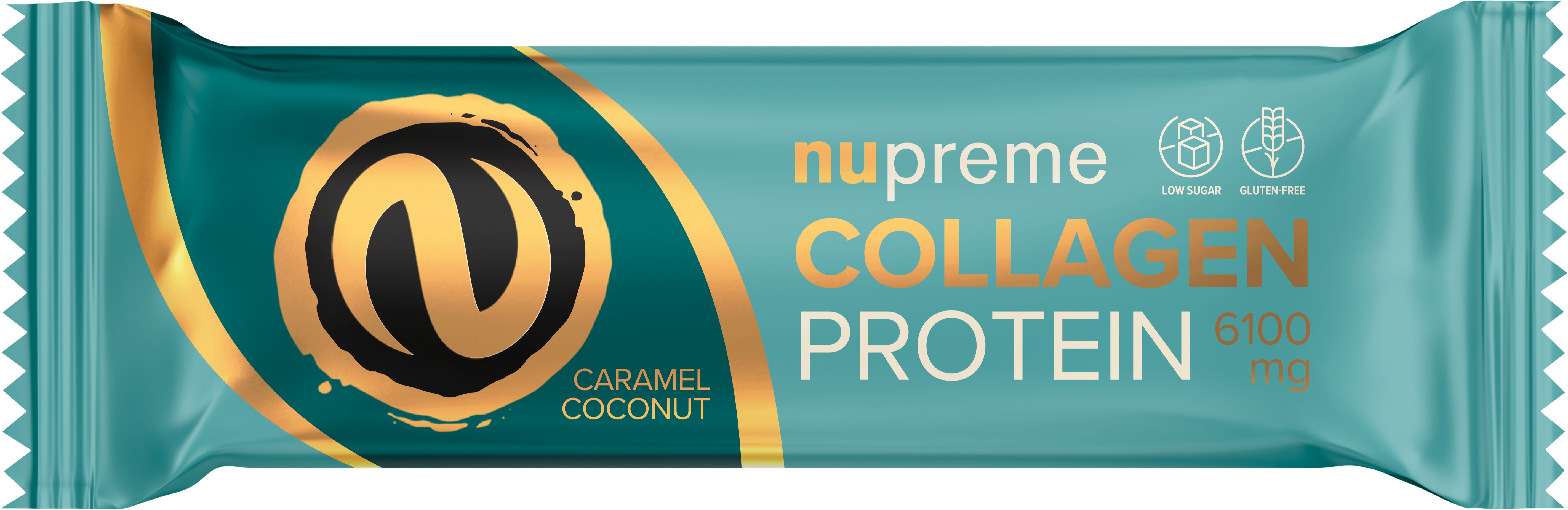 Levně Proteinová tyčinka s kolagenem kokos/karamel 50g NUPREME