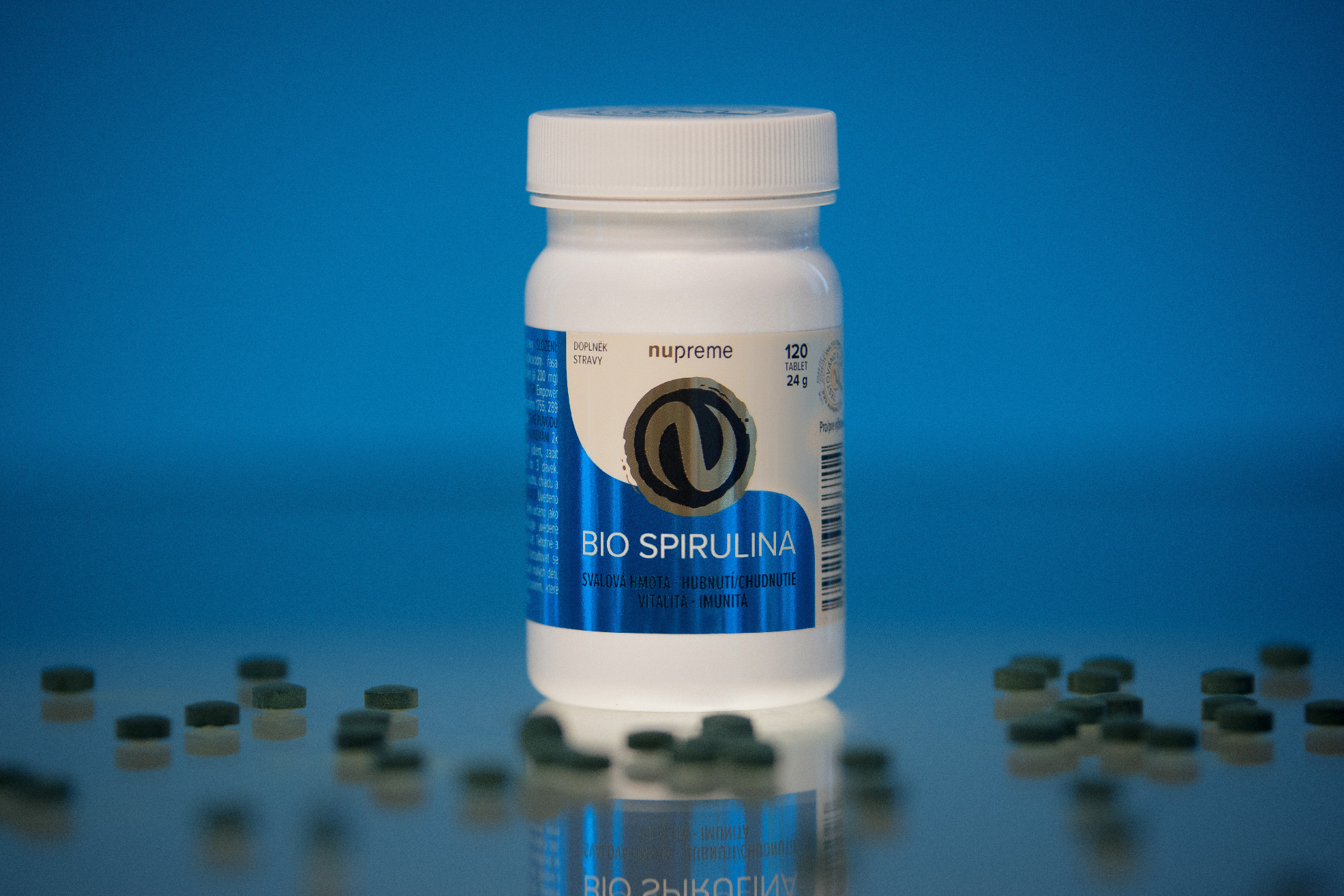 Spirulina 120 tbl BIO NUPREME Obrázek