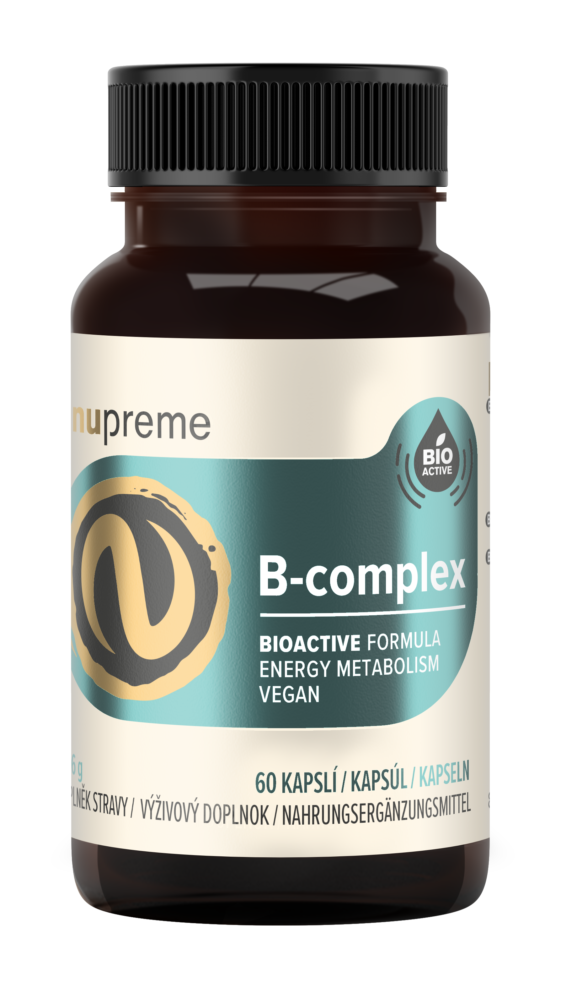 B – Complex Bioactive 60 kapslí NUPREME Obrázek