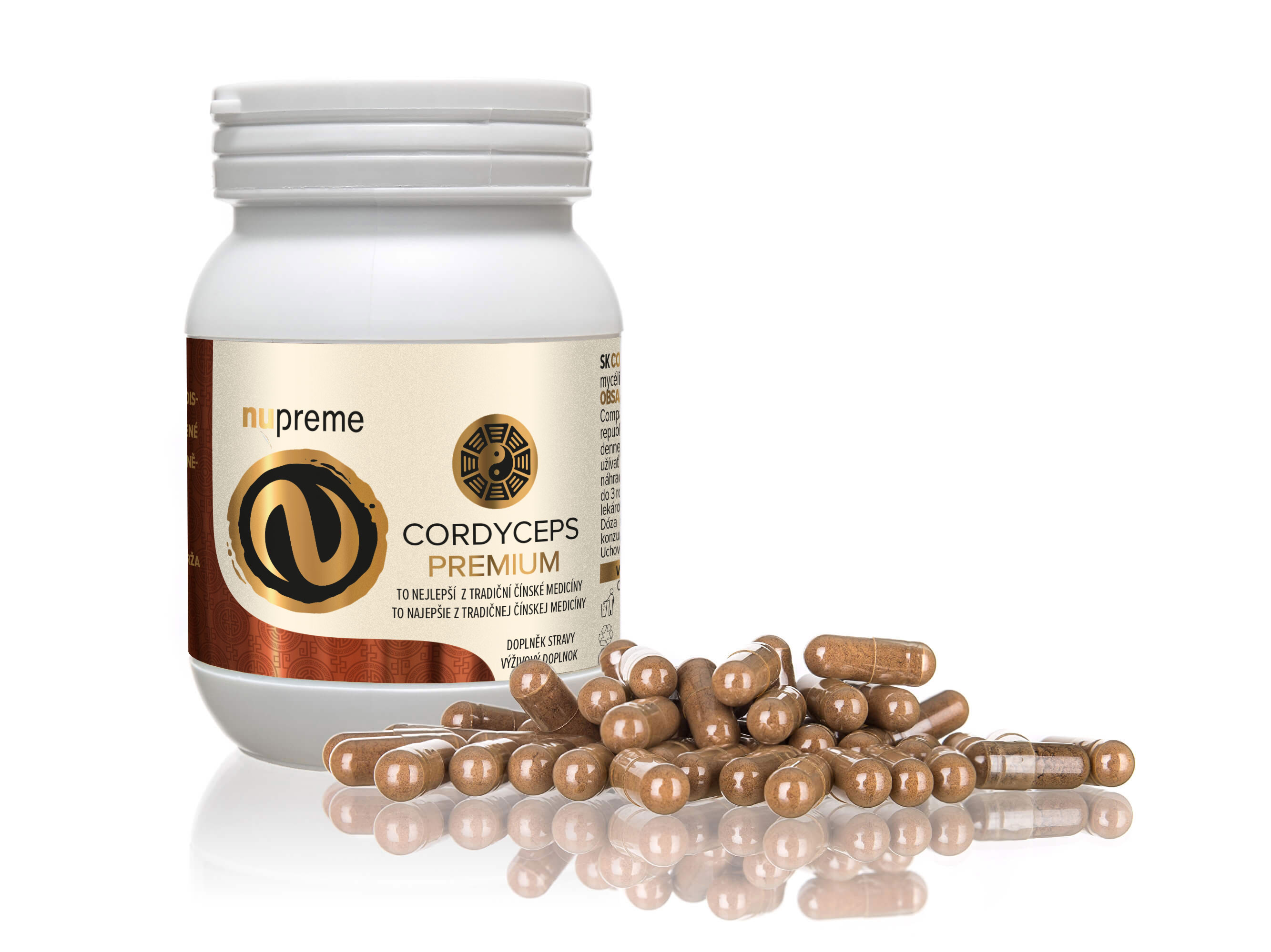 Cordyceps extract 100 kapslí NUPREME Obrázek
