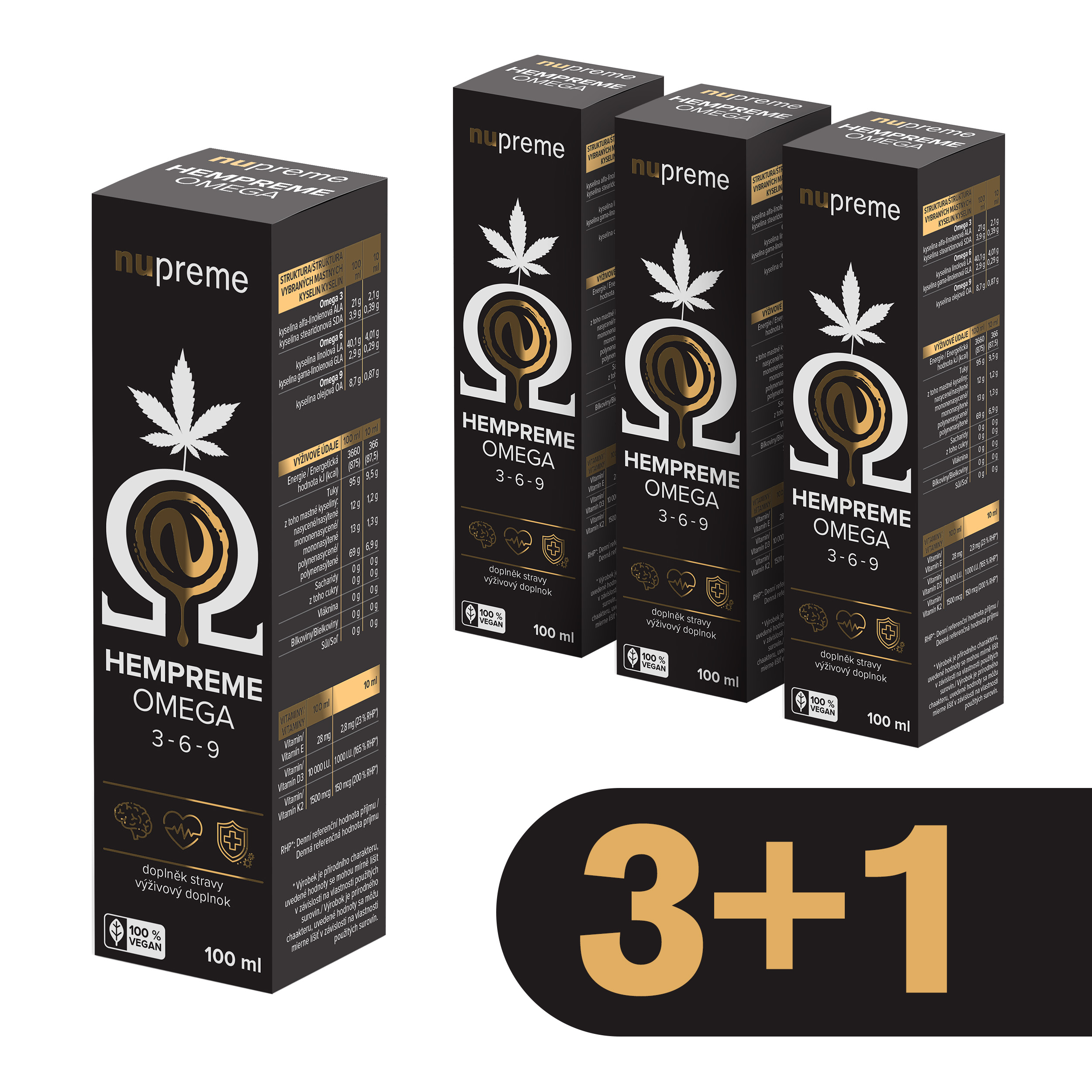 Hempreme Omega NUPREME 3+1 zdarma Obrázek