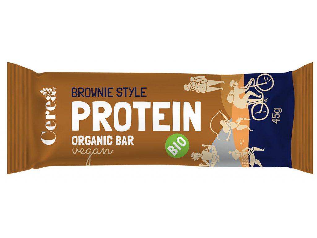 BIO Proteinová tyčinka Brownie CEREA 45g