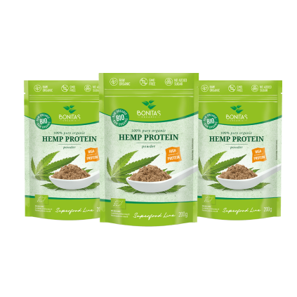 Balíček BIO Konopný protein 200g Triple pack