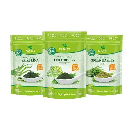 spirulina chlorella jacmen balenie