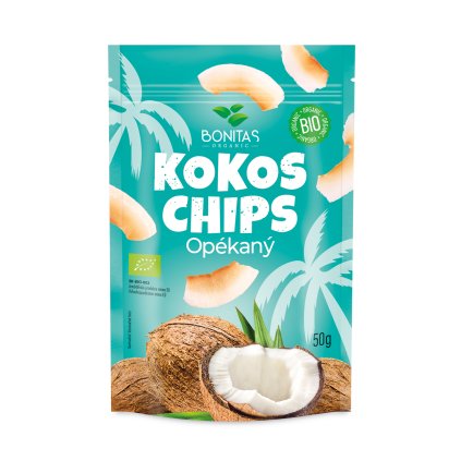 bio kokosove chipsy