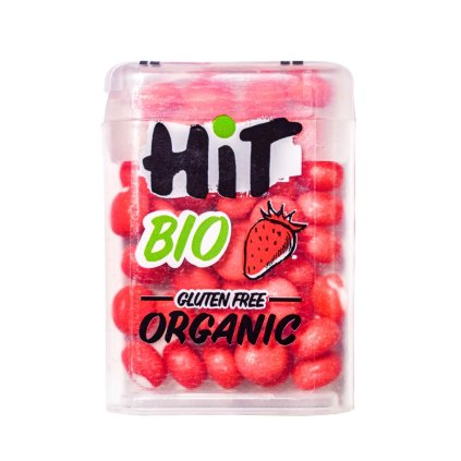 BIO Bonbóny s příchutí jahody 15g