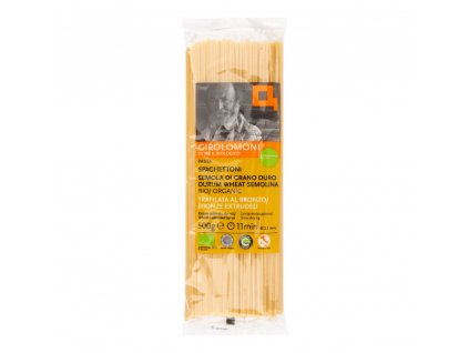 BIO Těstoviny špagety semolinové 2,1mm GIROLOMONI 500g