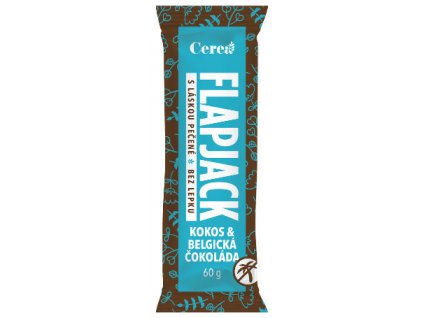 Flapjack belgická čokoláda-kokos CEREA 60g