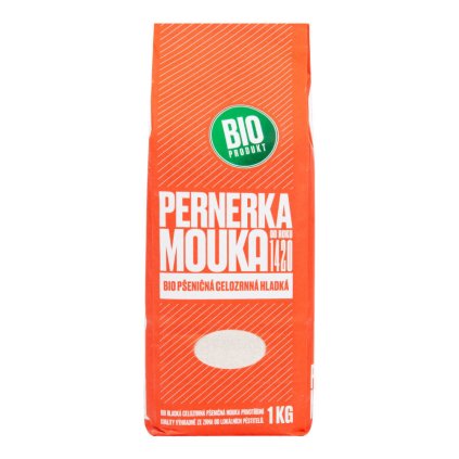 BIO mouka pšeničná celozrnná hladká PERNERKA 1kg