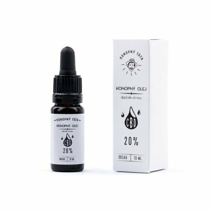 CBD konopný olej 20% KONOPNÝ TÁTA 10ml