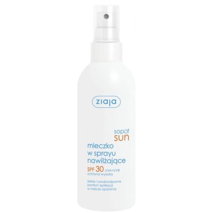 Hydratační mléko na opalování ve spreji SPF 30 ZIAJA 170ml