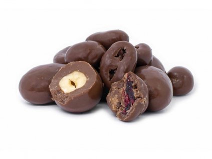 Ořechy a brusinky v mléčné čokoládě FARMLAND 300g