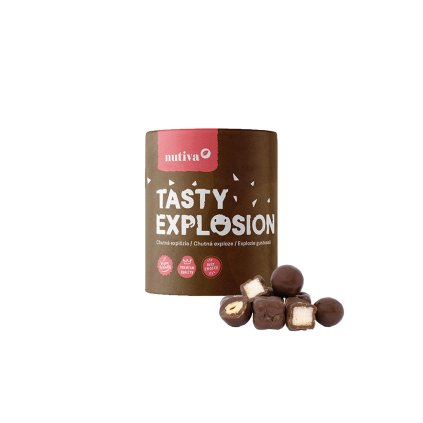 NUTIVA Kokosové kostky v čokoládě 200g