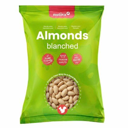 NUTIVA Mandle jádra blanšírované Premium 1kg