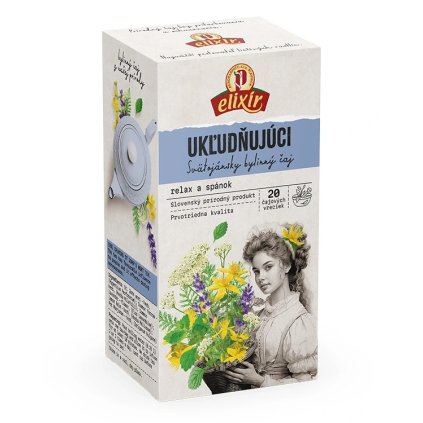 Ukludnujuci svatojansky bylinny caj na relax a spanok