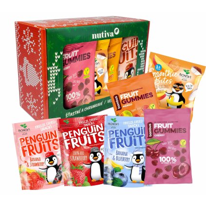 Nutiva Mikulášsky Box – Penguin & gummies 120g Gallery variant 2