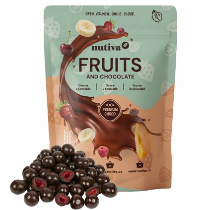 NUTIVA Višne v horkej čokoláde 200g