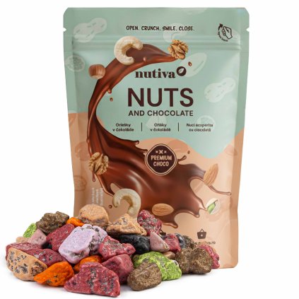 NUTIVA Čokoládové kamienky 200g