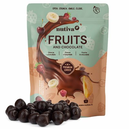 NUTIVA Želé Banánky v horkej čokoláde 200g