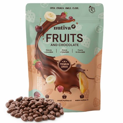 NUTIVA Hrozienka v mliečnej čokoláde 200g