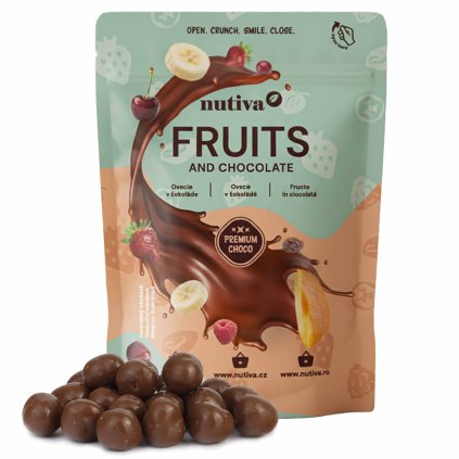 NUTIVA Želé Pomaranč v mliečnej čokoláde 200g