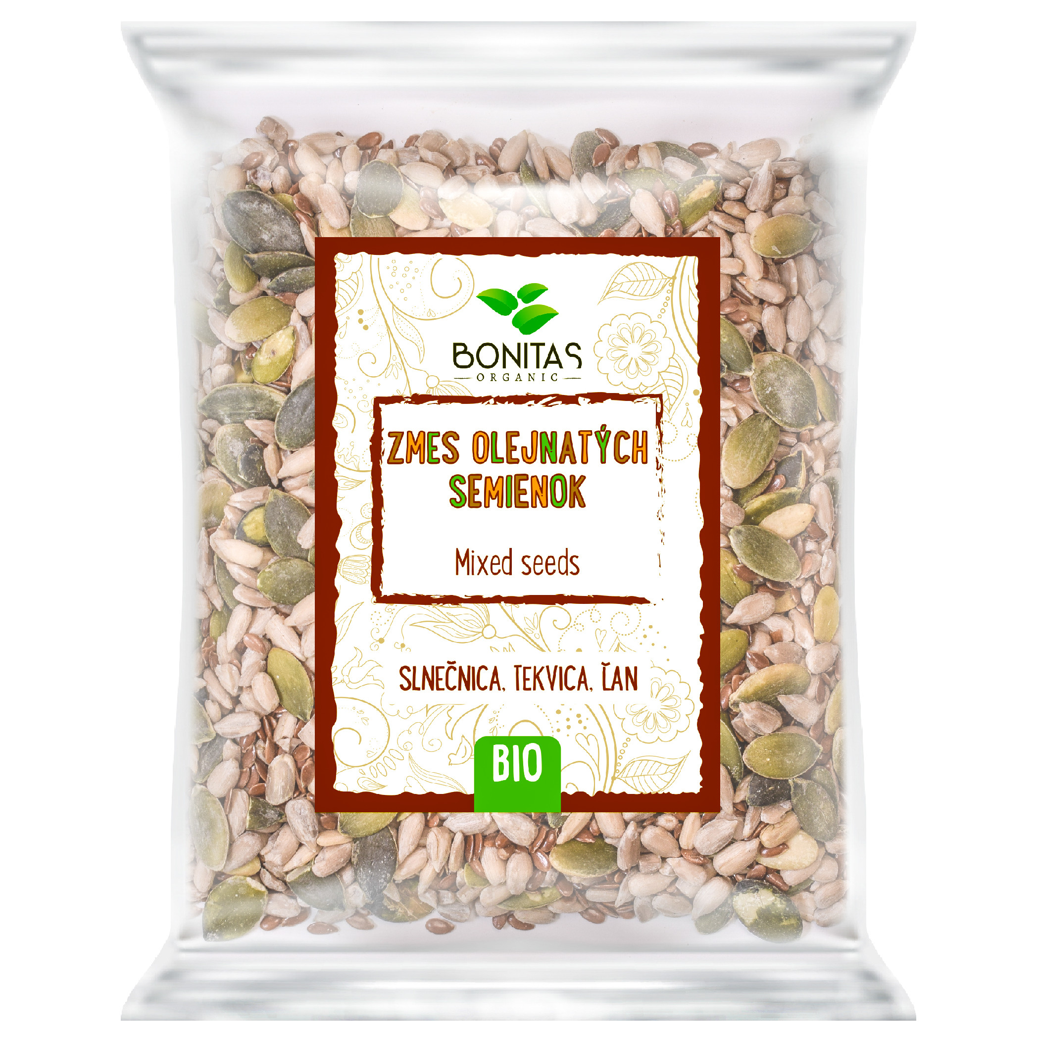 BIO Směs olejnatých semínek BONITAS 125g