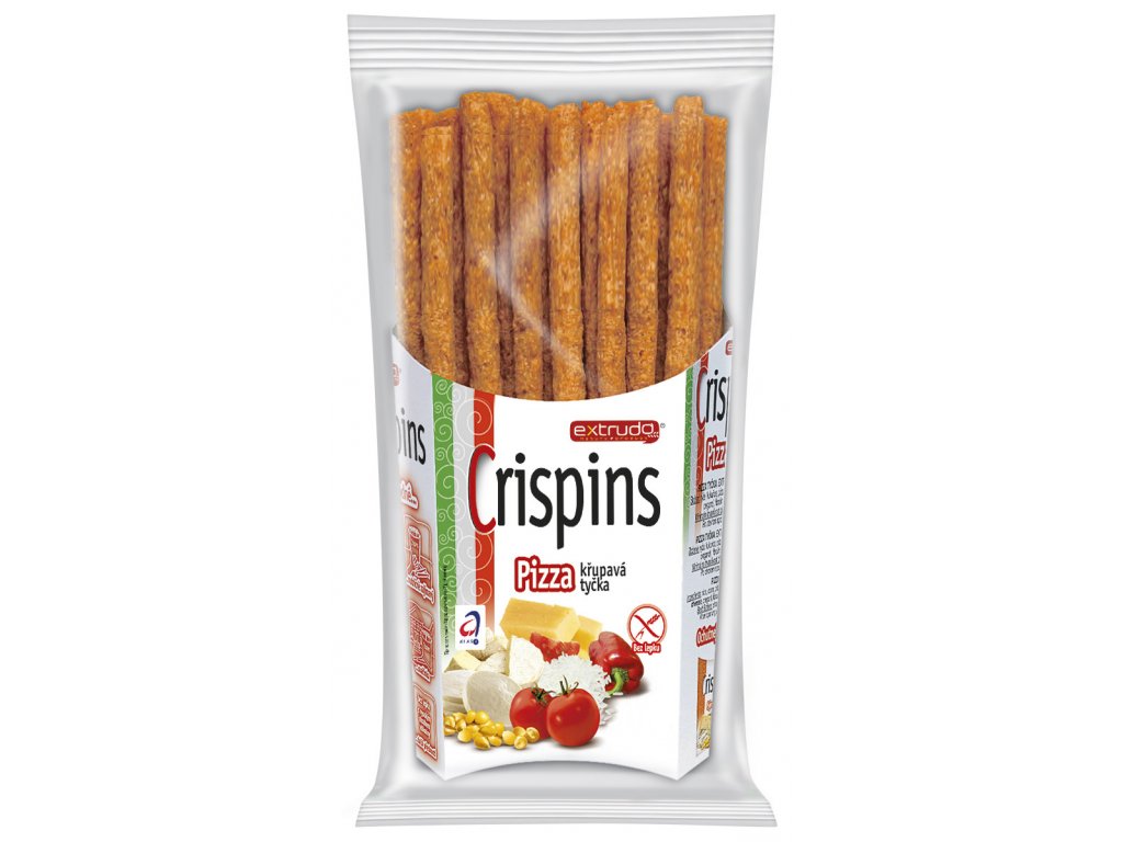Extrudo Crispins pizzové tyčinky 60g
