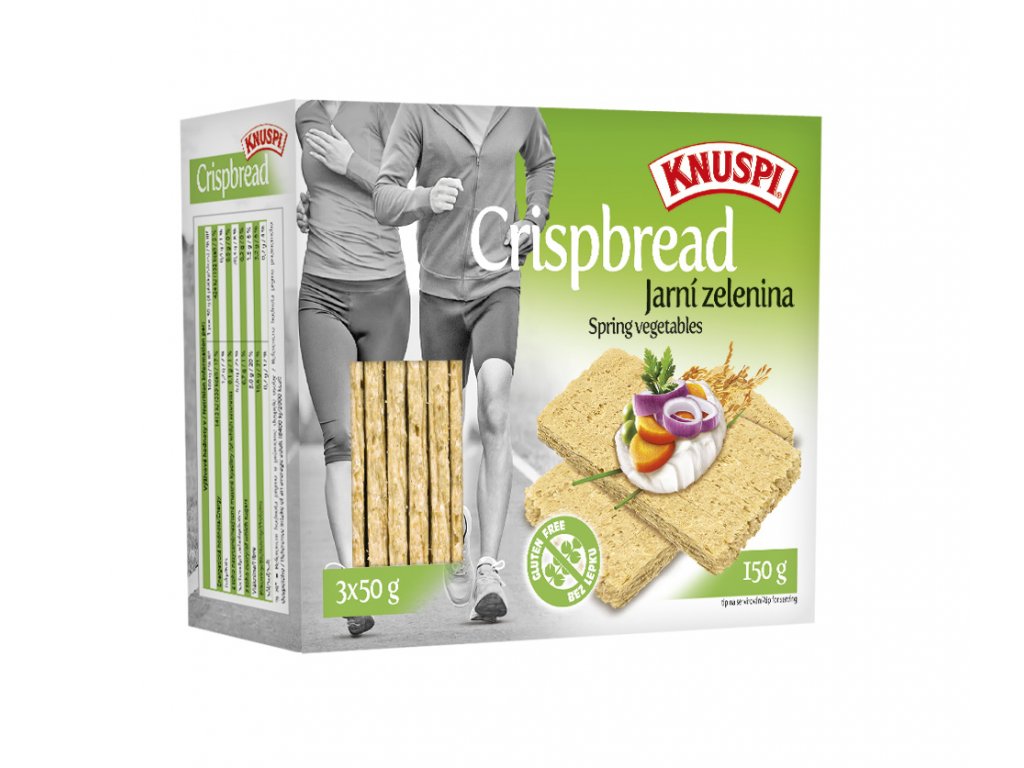 Knuspi Crispbread jarní zelenina 150g