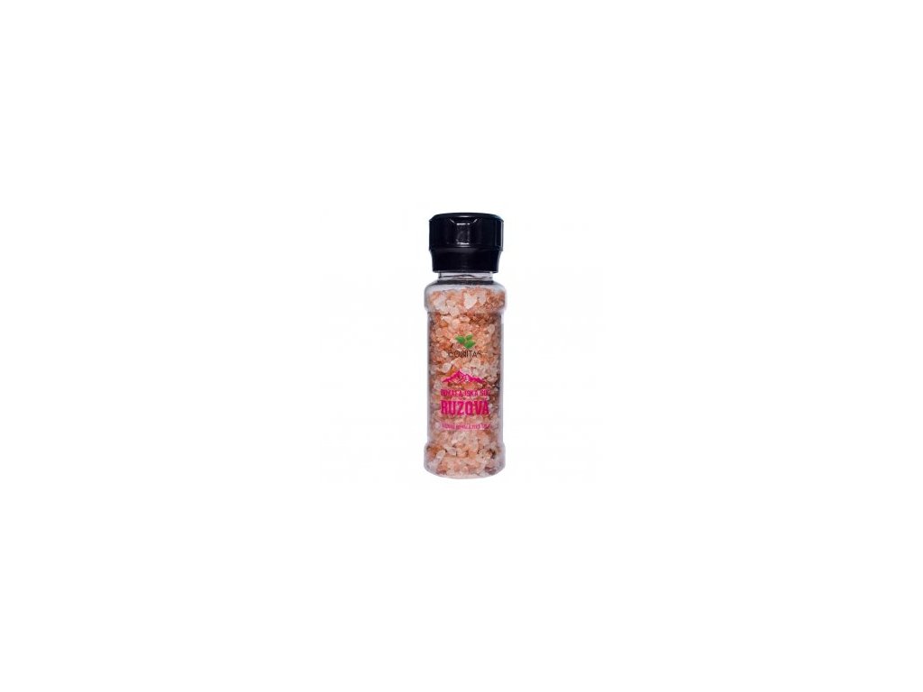 Himalájska sůl ružová hrubá sklenená mlynček BONITAS 200g