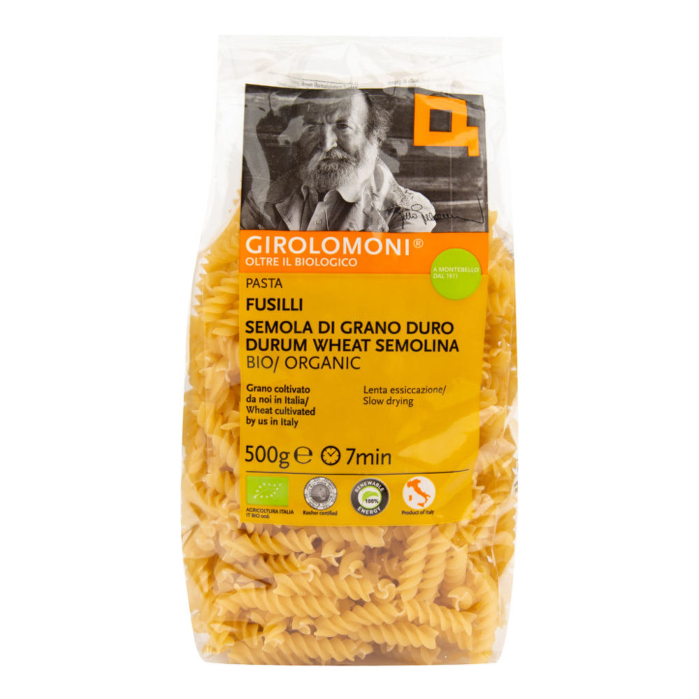 GIROLOMONI BIO Těstoviny fusilli semolinové 500g