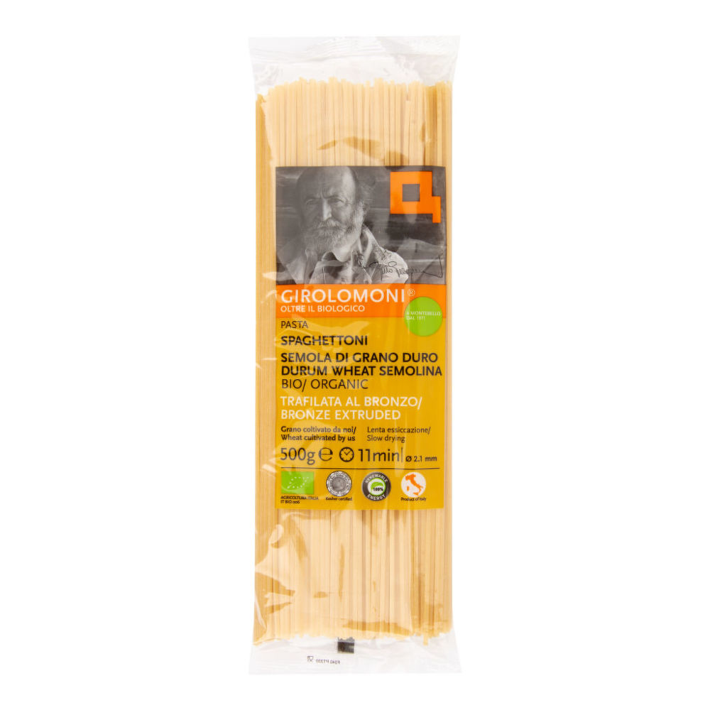 GIROLOMONI BIO Těstoviny špagety semolinové 2,1mm 500g