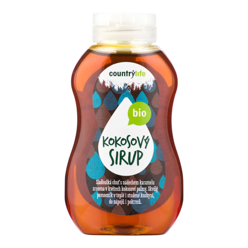 Country Life Bio Sirup kokosový 250ml