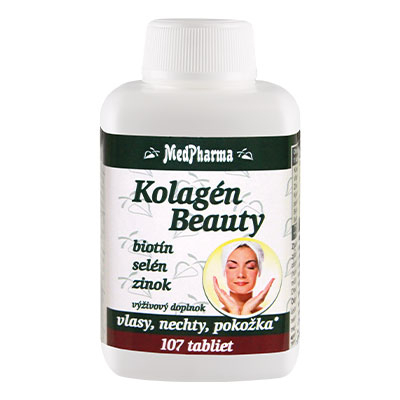 Kolagen beauty - biotin, selen, zinek MEDPHARMA 107tbl