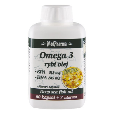 Omega 3 rybí olej forte MEDPHARMA 67 kapslí