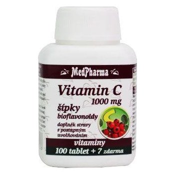 Vitamin C 1000mg se šipkami MEDPHARMA 107tbl