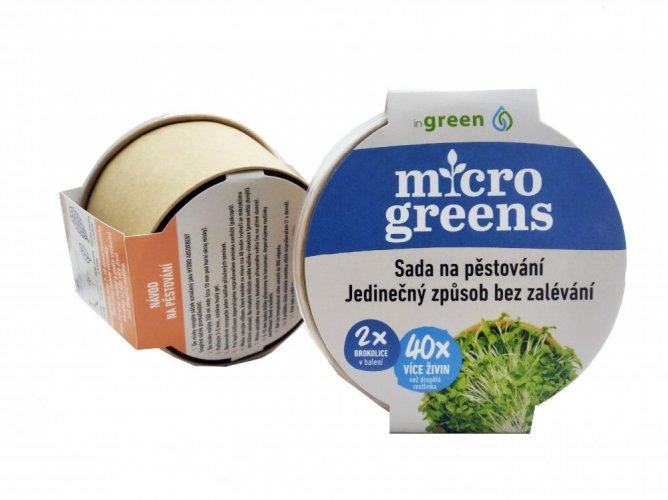 Microgreens set 2+2 Brokolice INGREEN 40g