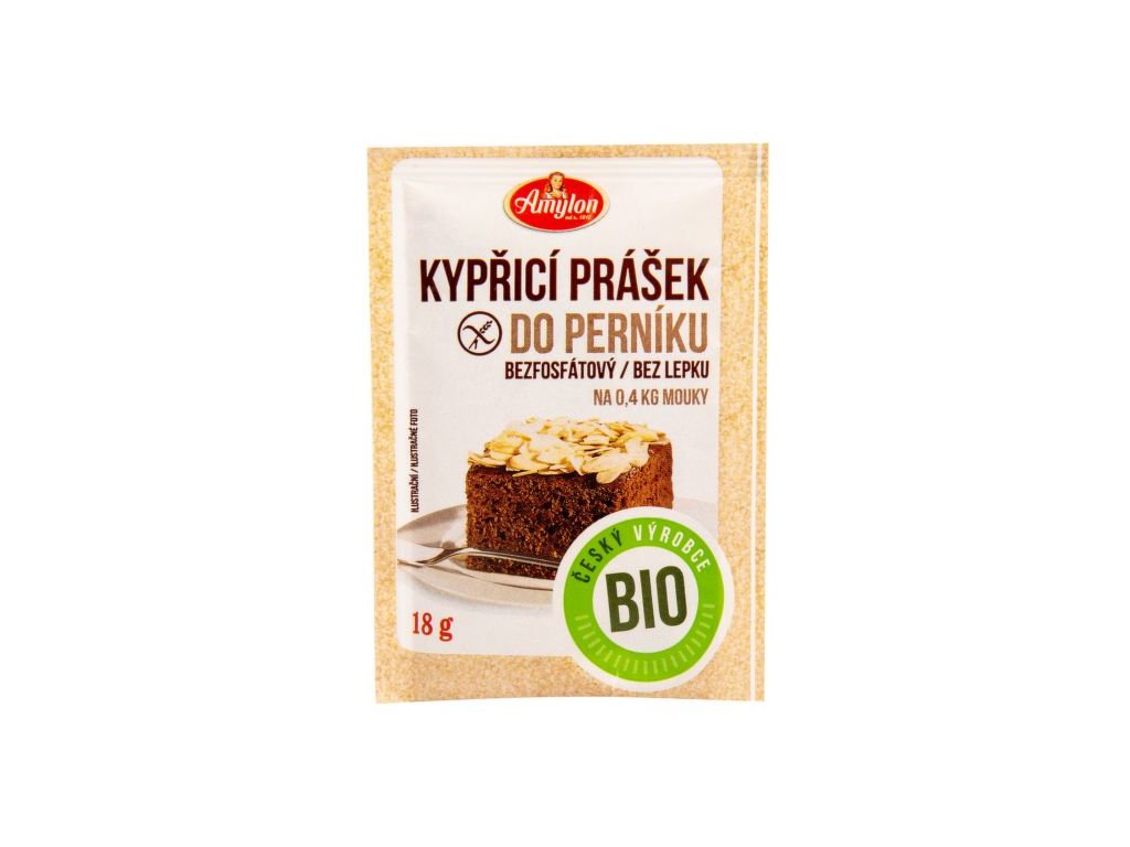 BIO Kypřící prášek do perníku bezlepkový AMYLON 18g