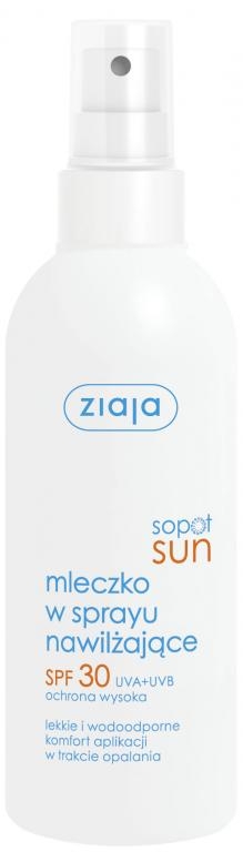 Hydratační mléko na opalování ve spreji SPF 30 ZIAJA 170ml