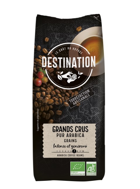 BIO zrnková káva Grands Crus 100% Arabica DESTINATION 1kg