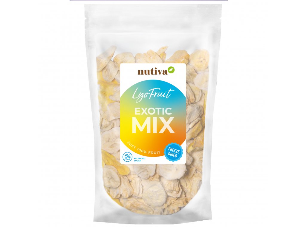 NUTIVA Mix mrazem sušeného ovoce Exotika 100g