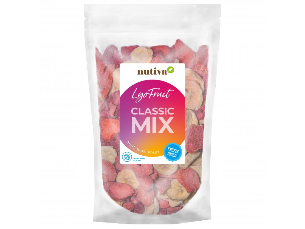 NUTIVA Mix mrazem sušeného ovoce Klasik 100g