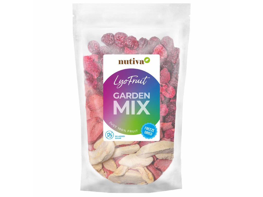 NUTIVA Mix mrazem sušeného ovoce Babiččina zahrada 100g