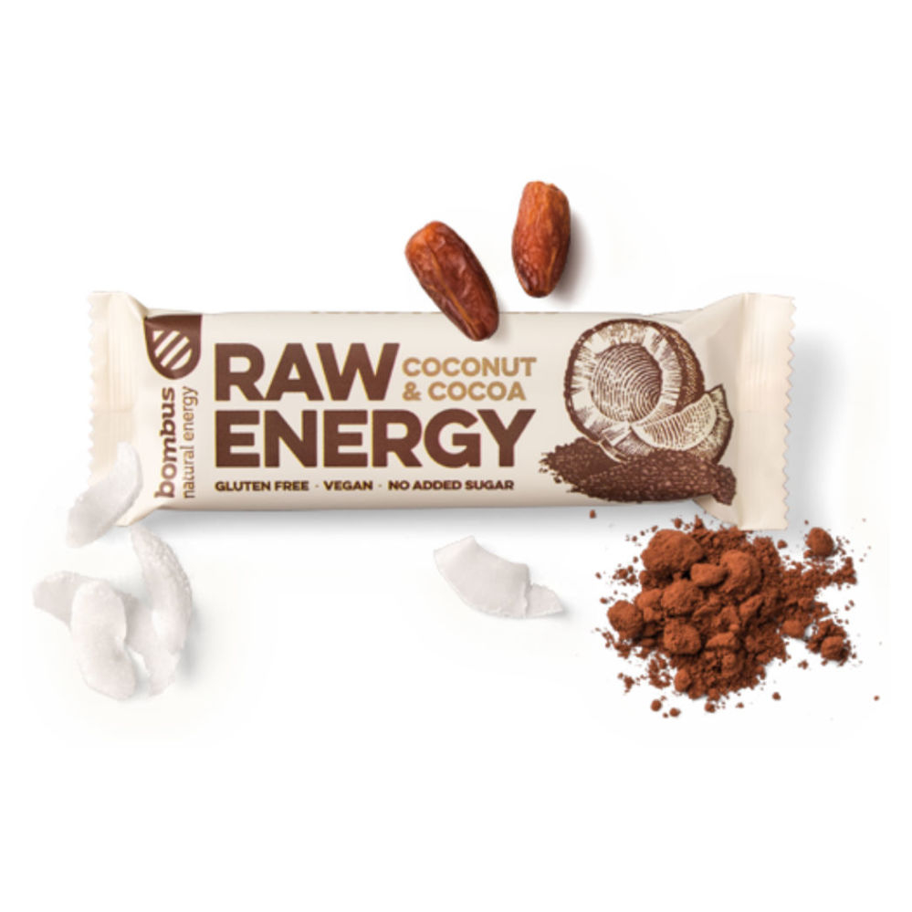 BOMBUS RAW ENERGY Coconut & Cocoa 50g